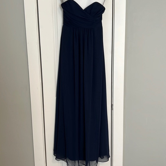 Alfred Angelo 7289L bridesmaid dress in Navy, size 4 - Picture 2 of 2
